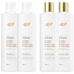 Dove Coconut Restore Shampoo & Conditioner for Damaged Hair, with Liquid Bio-Protein Care, 355 ML (2 Shampoo + 2 Conditioner) 🍁 All In One Marketplace Canada