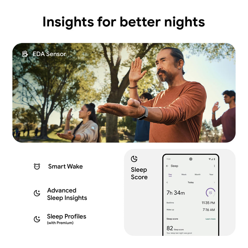 Google Fitbit Charge 6 Advanced Health and Fitness Tracker with Built-in GPS, Stress Management Tools, Sleep Tracking, 24/7 Heart Rate and more -- Black/Blac 🍁 All In One Marketplace Canada