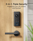 eufy Security Video Smart Lock E330, 3-in-1 Camera+Doorbell+Fingerprint Keyless Entry Door Lock, WiFi Door Lock,App Remote Control,2K HD,Doorbell Camera,No Monthly Fee 🍁 All In One Marketplace Canada