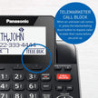 Panasonic DECT 6.0 2-in-1 Corded/Cordless Phone with Answering Machine, Advanced Call Block (1,000 Numbers), and Talking Caller ID - 1 Cordless Handset - KX-TGF870CB, Black 🍁 All In One Marketplace Canada