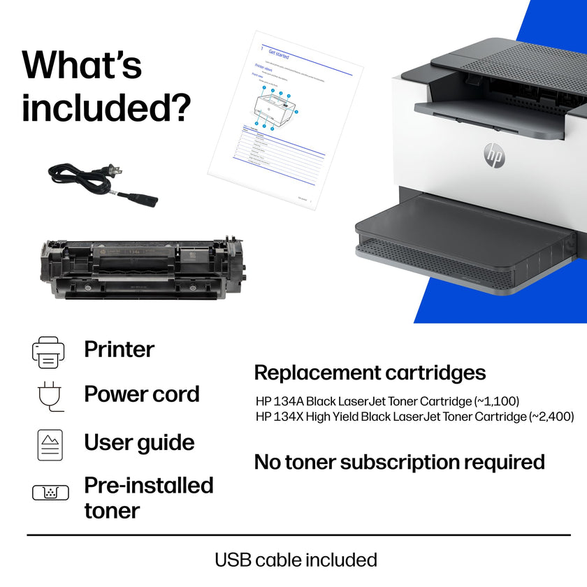 HP LaserJet M209dw Compact Monochrome Printer with Automatic Two-Sided Printing | 6GW62F Gray 🍁 All In One Marketplace Canada