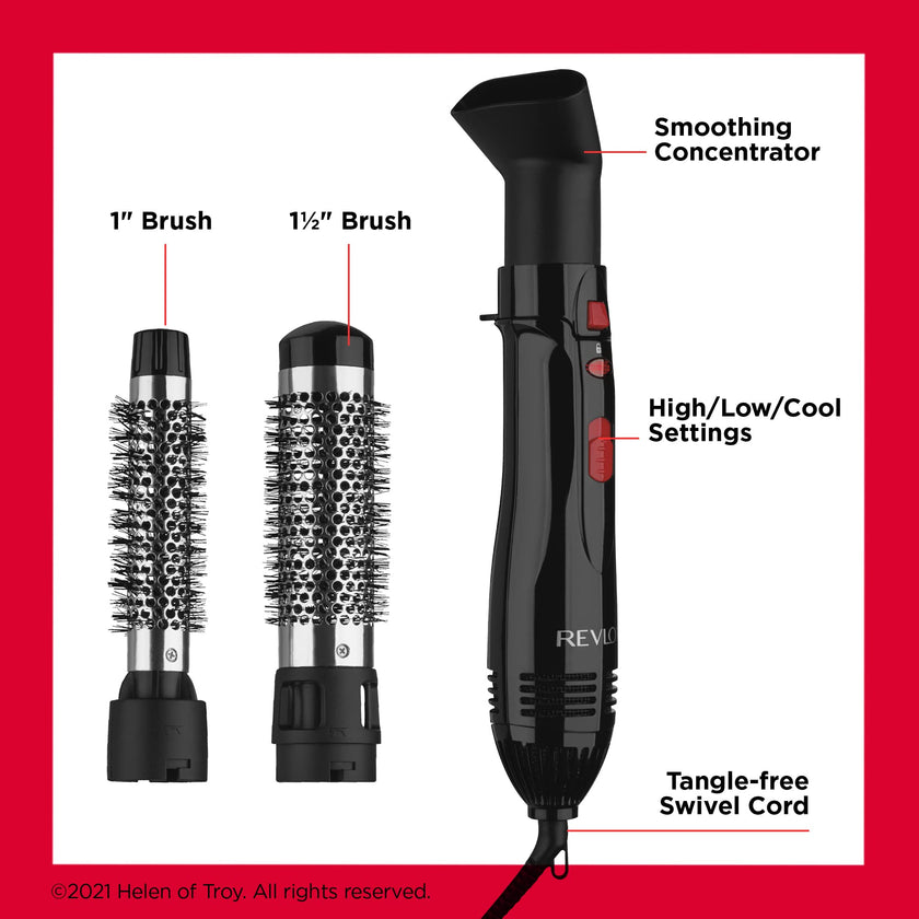Revlon All-In-One Style Hot Air Kit - Curl and Volumize Hair, Salon-Styled Finish 🍁 All In One Marketplace Canada