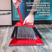 Vileda Pet Pro Broom with Step-On Dustpan and 3-Piece Handle | Remove 99% Dust and Dirt in One Sweep 🍁 All In One Marketplace Canada