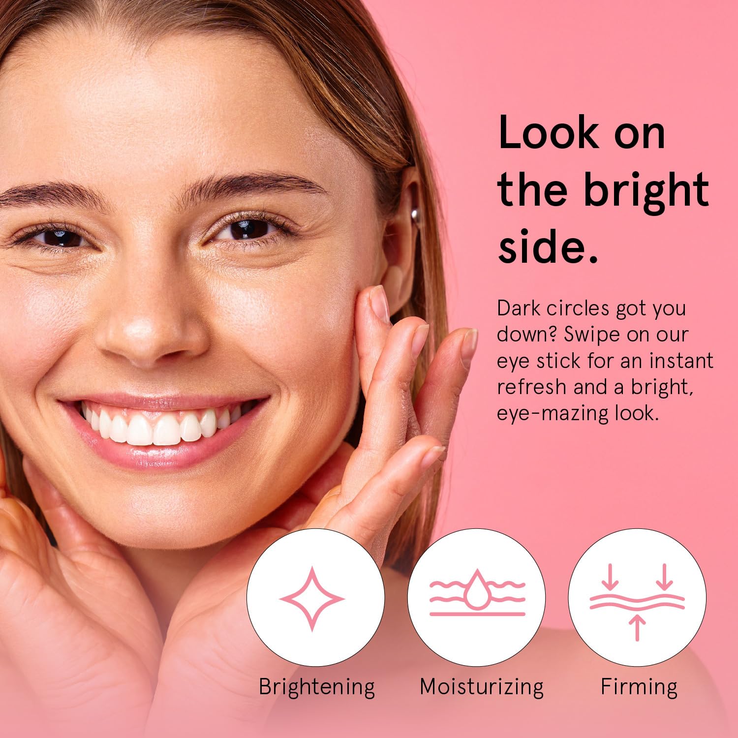 grace & stella Under Eye Brightener Balm Stick - Travel Essentials - Caffeine Eye Cream for Dark Circles, Puffiness, Wrinkles - Vegan Moisturizer Stick with Niacinamide, Hyaluronic Acid (0.13oz/3.5g) 🍁 All In One Marketplace Canada