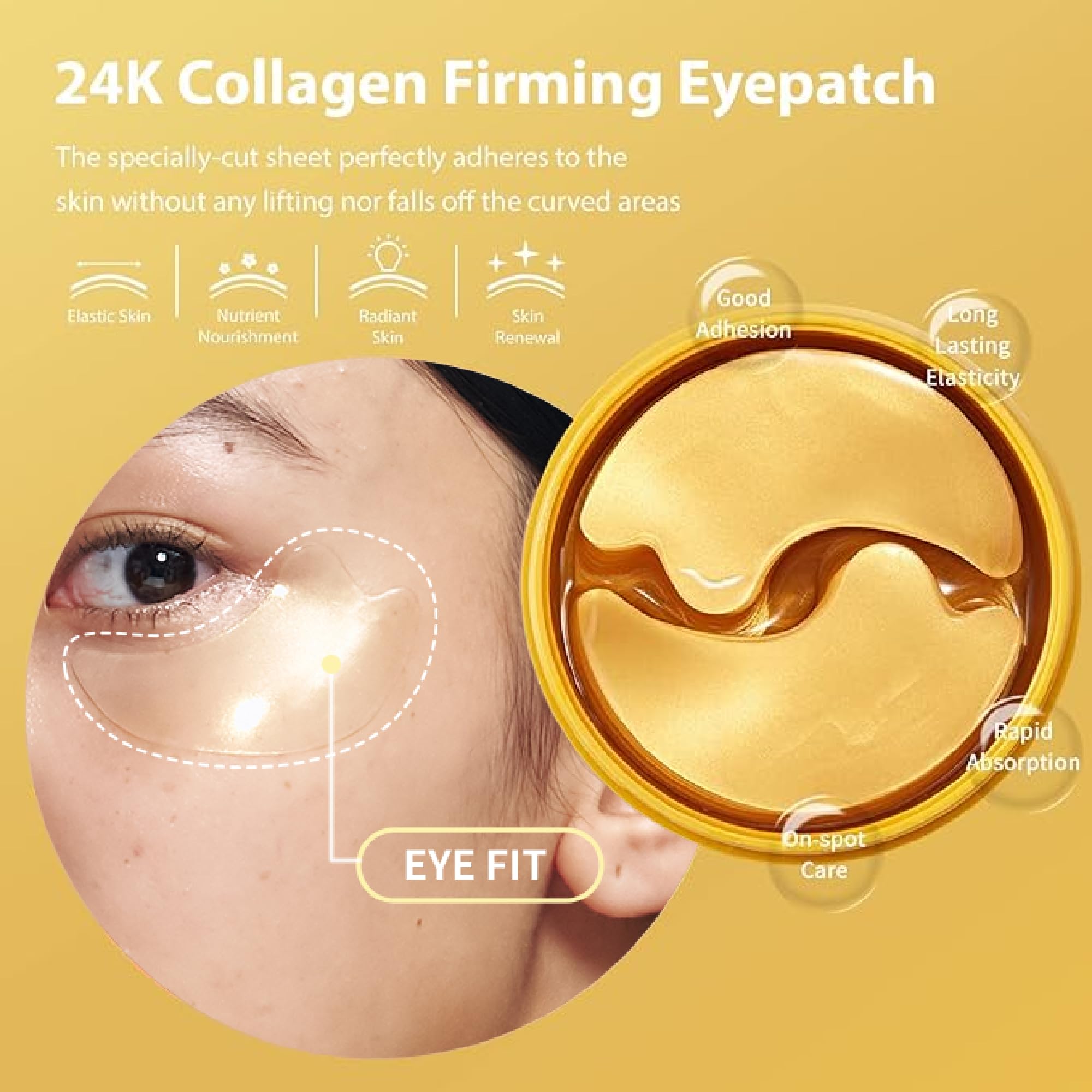 SNP Gold Collagen Firming Eye Patch 60ea