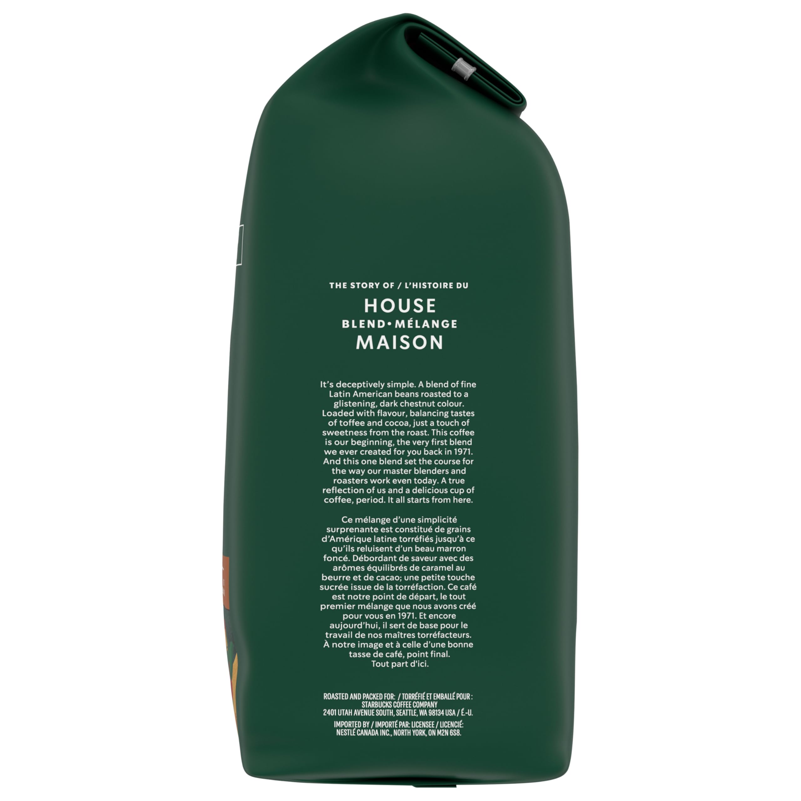 STARBUCKS House Blend Roast Ground Coffee, Medium Roast, Smooth And Balanced, Made With 100 Percent Arabica Beans, For Use With Drip Coffee Makers, Pour-overs, And French Presses, 793 g 🍁 All In One Marketplace Canada