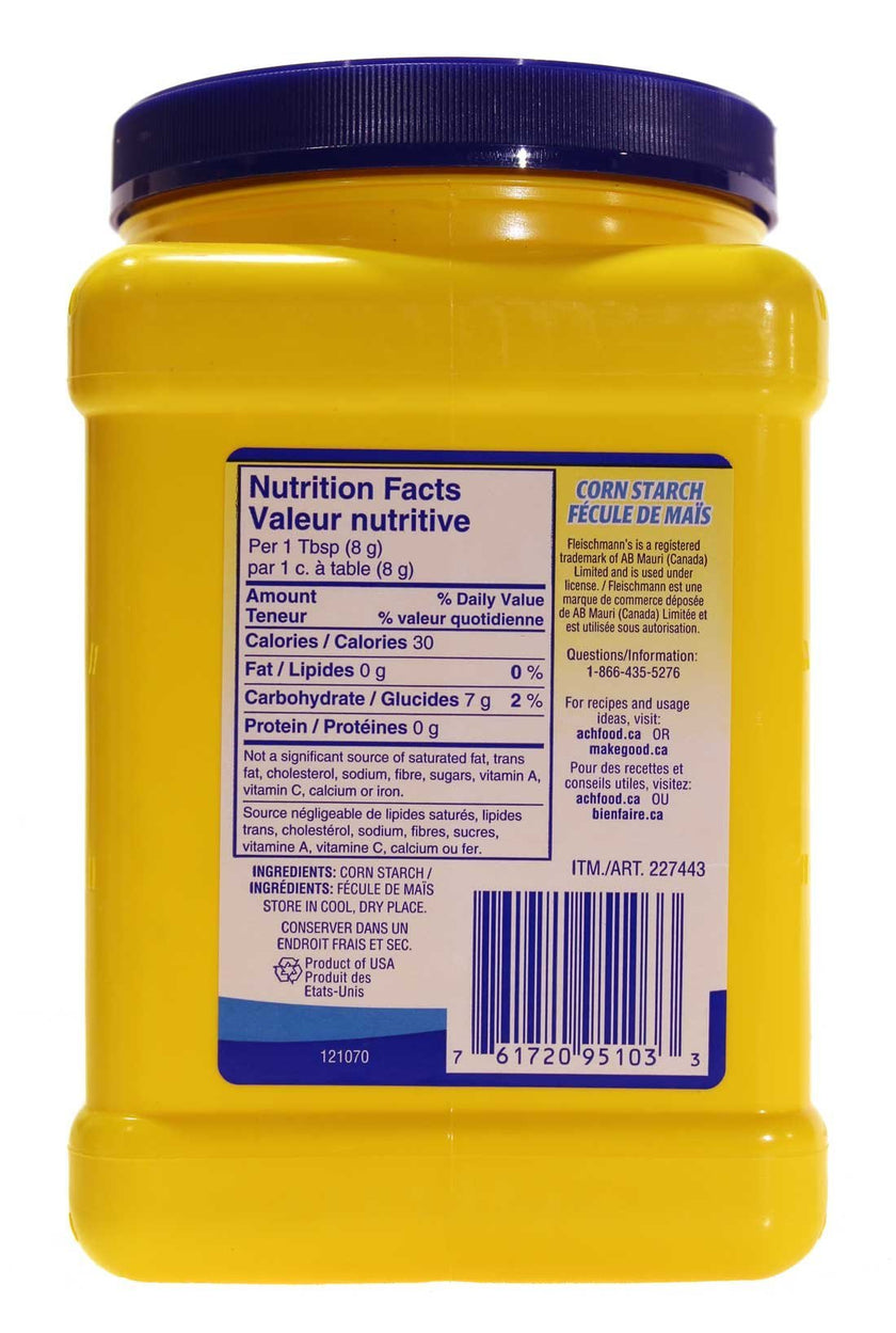 Fleischmann's Canada Corn Starch, 1 kg (Pack of 1) 🍁 All In One Marketplace Canada