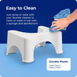 Squatty Potty The Original Bathroom Toilet Stool, White, 9
