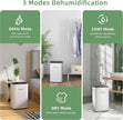 HOGARLABS 34 Pint Smart Dehumidifiers for Home and Basements, with 3 Working Modes, Overflow Protection, and Auto Shut off Restart. Ultra Silent Dehumidifier with Drain Hose and Digital Control Panel. 🍁 All In One Marketplace Canada