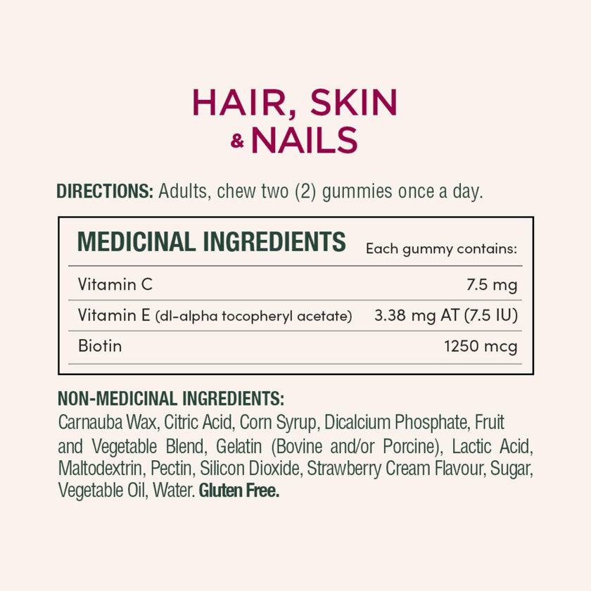 NATURE'S BOUNTY Hair, Skin & Nails, Helps Maintain Health of Hair, Skin & Nails, 450 g 🍁 All In One Marketplace Canada