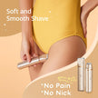 VG VOGCREST Bikini Trimmer for Women: 2-in-1 Rechargeable Painless Body Shaver - Portable Travel-Friendly Pubic Grooming Kit for Underarm Leg Arm (Champagne Gold) 🍁 All In One Marketplace Canada