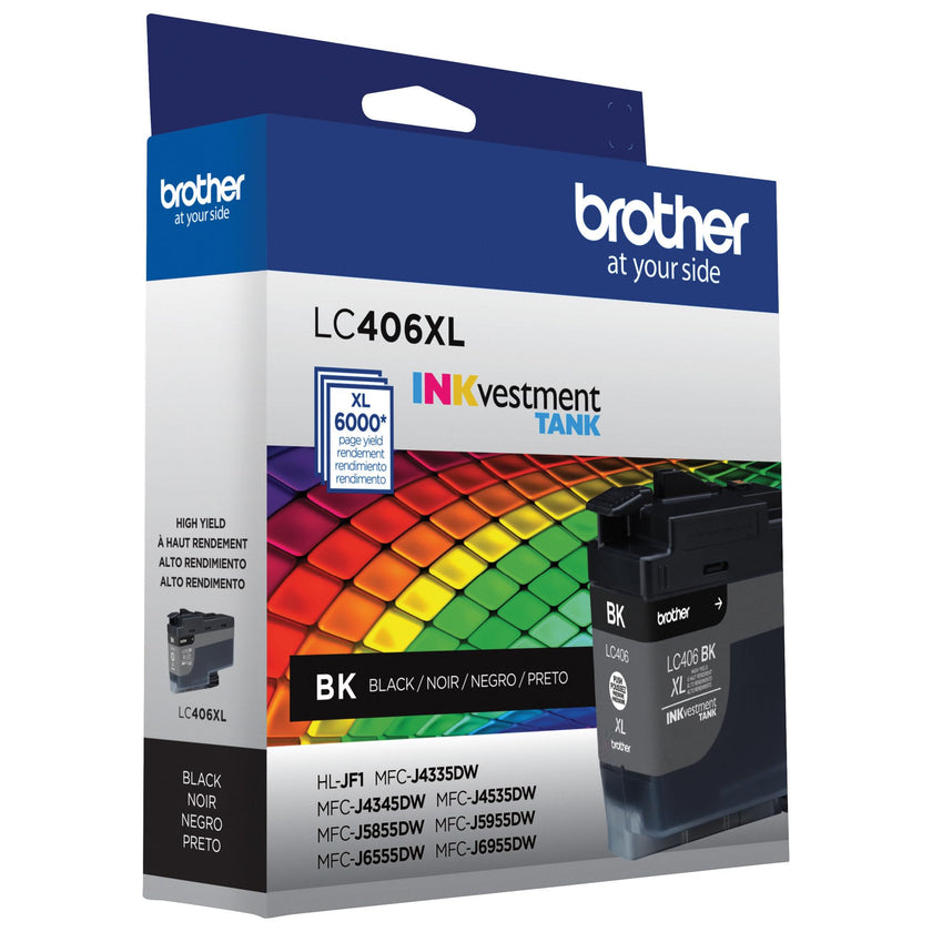 Brother Genuine LC406XLBKS INKvestment Tank High-Yield Black Ink Cartridge, MFC-J4535DW, MFC-J5855DW, MFC-J6555DW 🍁 All In One Marketplace Canada