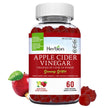 Herbion Naturals Apple Cider Vinegar Gummy with Folic Acid, Pomegranate, Beetroot & vitamin B12, source of Antioxidants to maintain Good Health & Metabolism, 60 Pectin Gummies for Adults, Apple Flavour 🍁 All In One Marketplace Canada