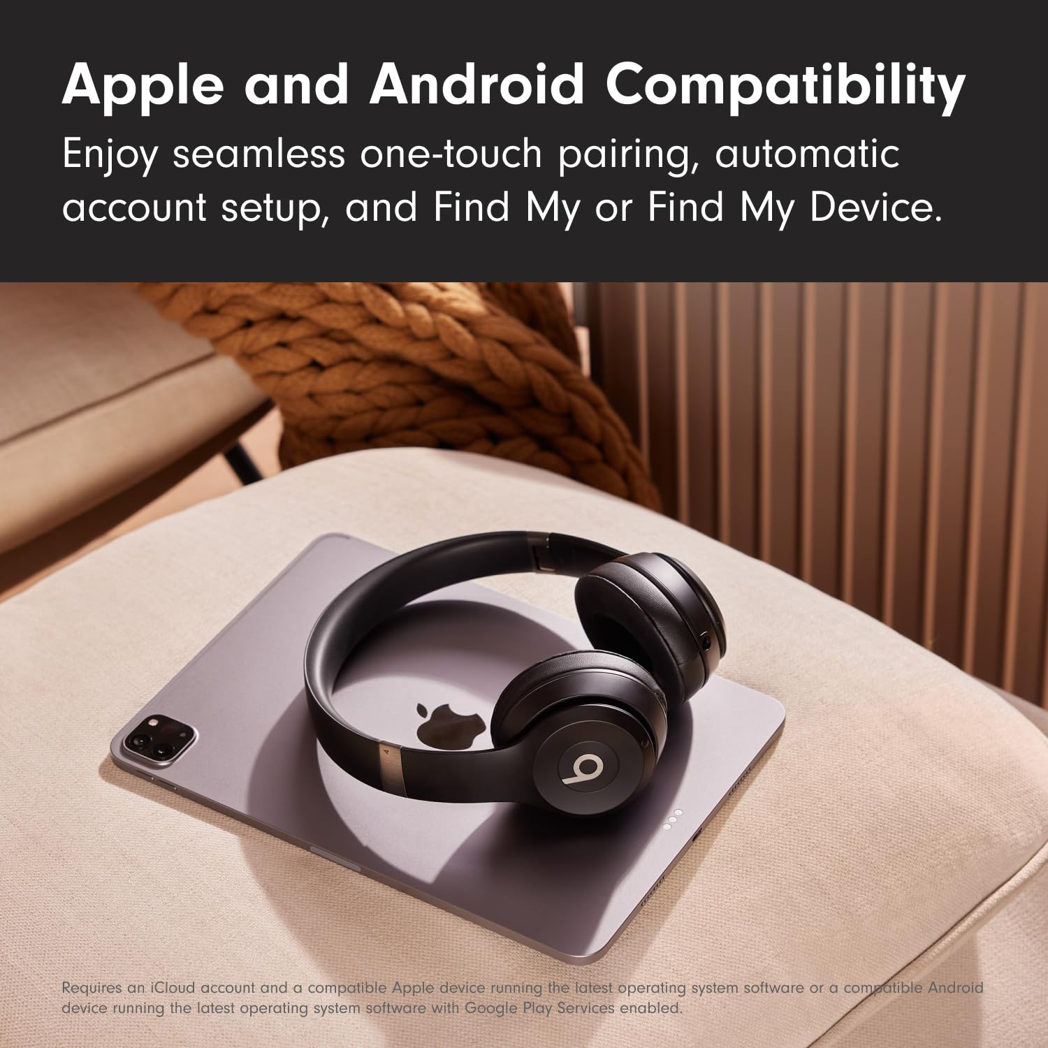 Beats Solo 4 - Wireless Bluetooth On-Ear Headphones, Apple & Android Compatible, Up to 50 Hours of Battery Life - Matte Black 🍁 All In One Marketplace Canada