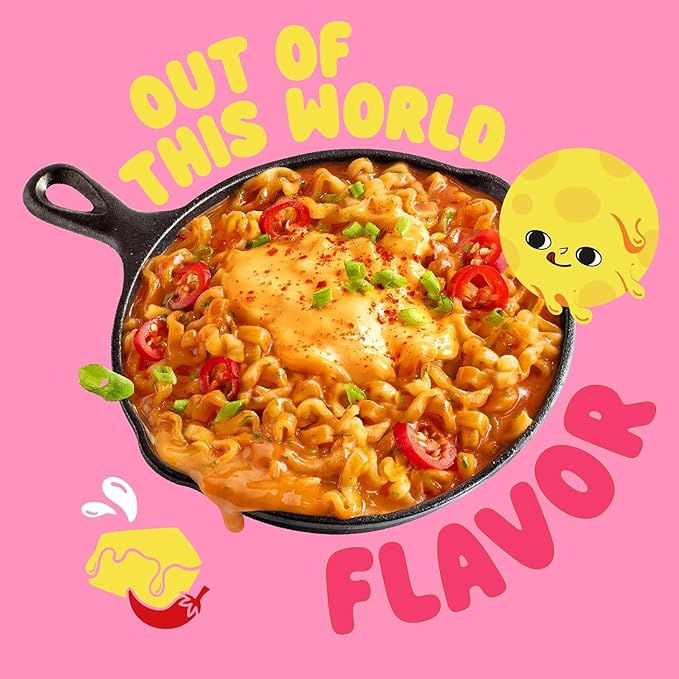 Ottogi Cheesy Stir-Fry Spicy Chili & Cheddar Ramen