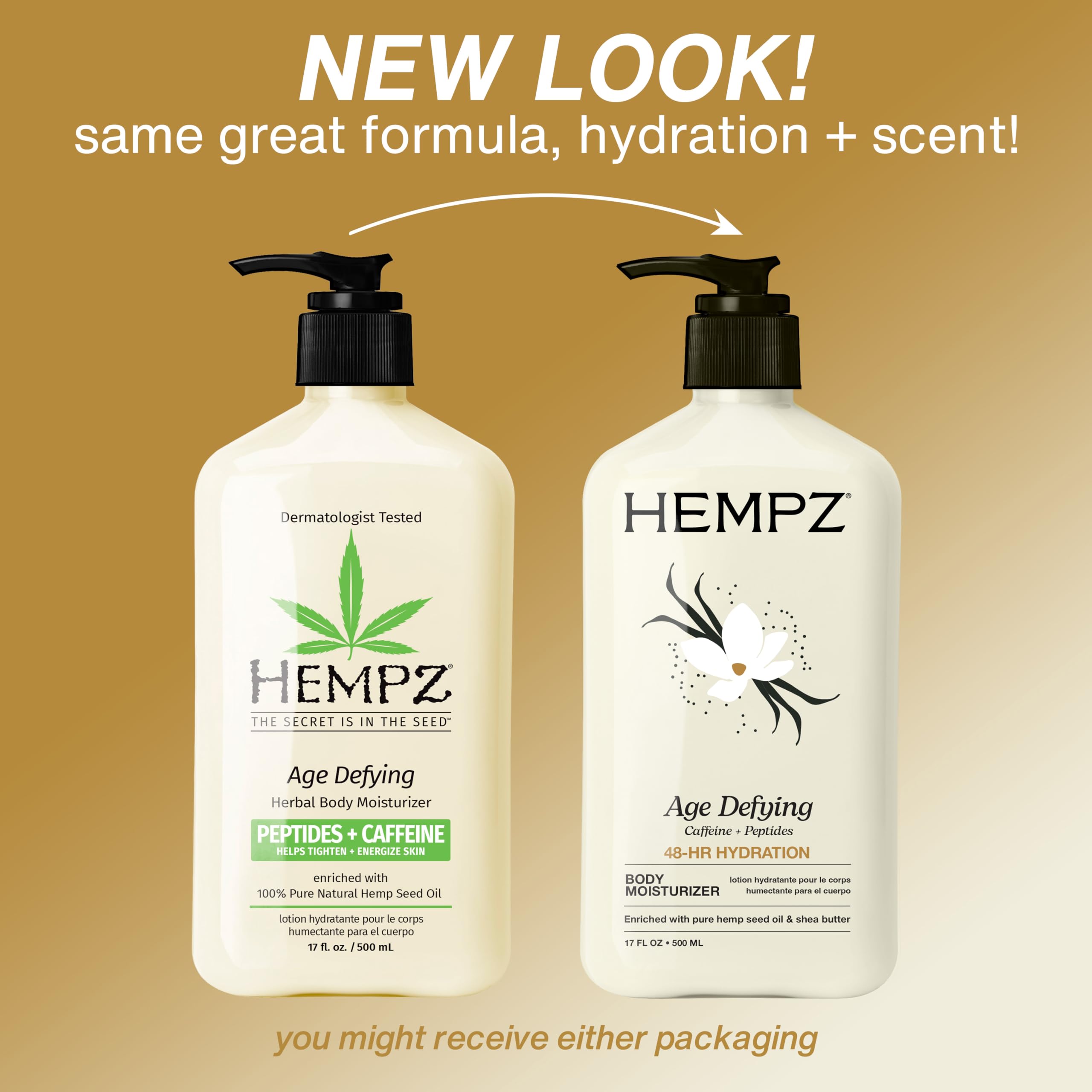 Hempz Age Defying Body Moisturizer, Hydrating Lotion, 17oz 🍁 All In One Marketplace Canada