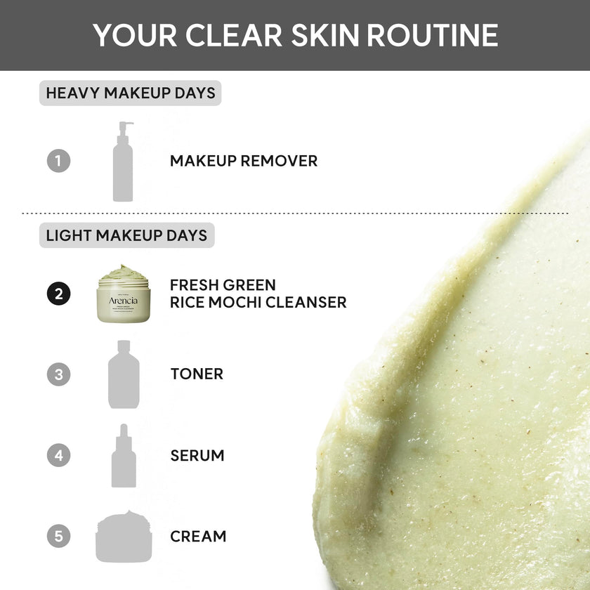 Arencia Green Rice Mochi Face Cleanser 120g 🍁 All In One Marketplace Canada