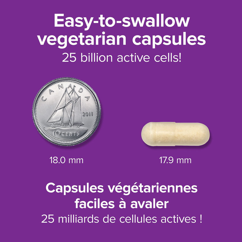 Webber Naturals Probiotic Women’s Daily, 25 Billion Active Cells per Capsule, 10 Probiotic Strains, 30 Capsules, Helps Restore Healthy Vaginal Flora, Vegan 🍁 All In One Marketplace Canada