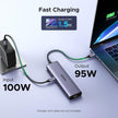 UGREEN Revodok USB C Hub 6-in-1, USB C to Ethernet Adapter with RJ45, 4K@30Hz HDMI, 3 USB 5Gbps, 100W Power Delivery, Compatible with MacBook Neo/Air/Pro,HP, ASUS, XPS13/15, Mac mini,iPad Pro and More 🍁 All In One Marketplace Canada