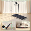 Walking Pad Treadmill with Handle Bar, 3.0HP Portable Small Walking Treadmills for Home Small, 0.6-7.6MPH Compact Treadmill for Exercising, Under The Desk Mini Treadmills with Incline, Model V407 🍁 All In One Marketplace Canada