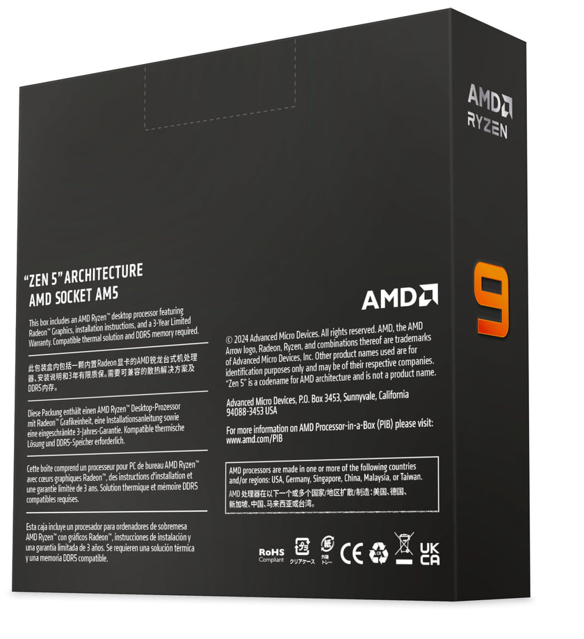 AMD Ryzen™ 9 9950X 16-Core, 32-Thread Unlocked Desktop Processor 🍁 All In One Marketplace Canada