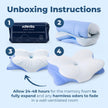 Derila Ergo Pillow Memory Foam Butterfly Neck Pillow, Side, Stomach Sleeper Pillows, oreiller Mousse memoire, Fete Des Meres Cadeaux Happy Mothers Day 21.25 x 14.17 x 4.72 inches 🍁 All In One Marketplace Canada