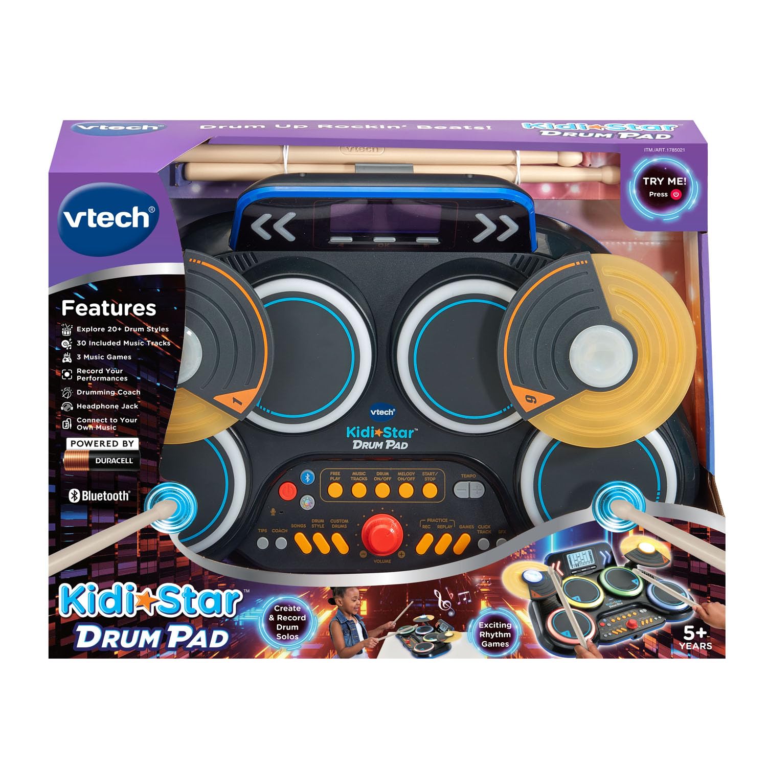 VTech Kidi Star Drum Pad (English Version) 🍁 All In One Marketplace Canada