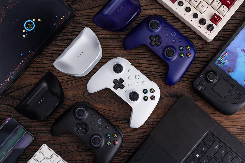 8BitDo Ultimate 2 Wireless Controller for Windows & Android, Gaming Controller with TMR Joysticks, Switchable Hall Effect/Tactile Triggers, RGB Fire Ring, 8Speed Wireless Tech, Purple 🍁 All In One Marketplace Canada
