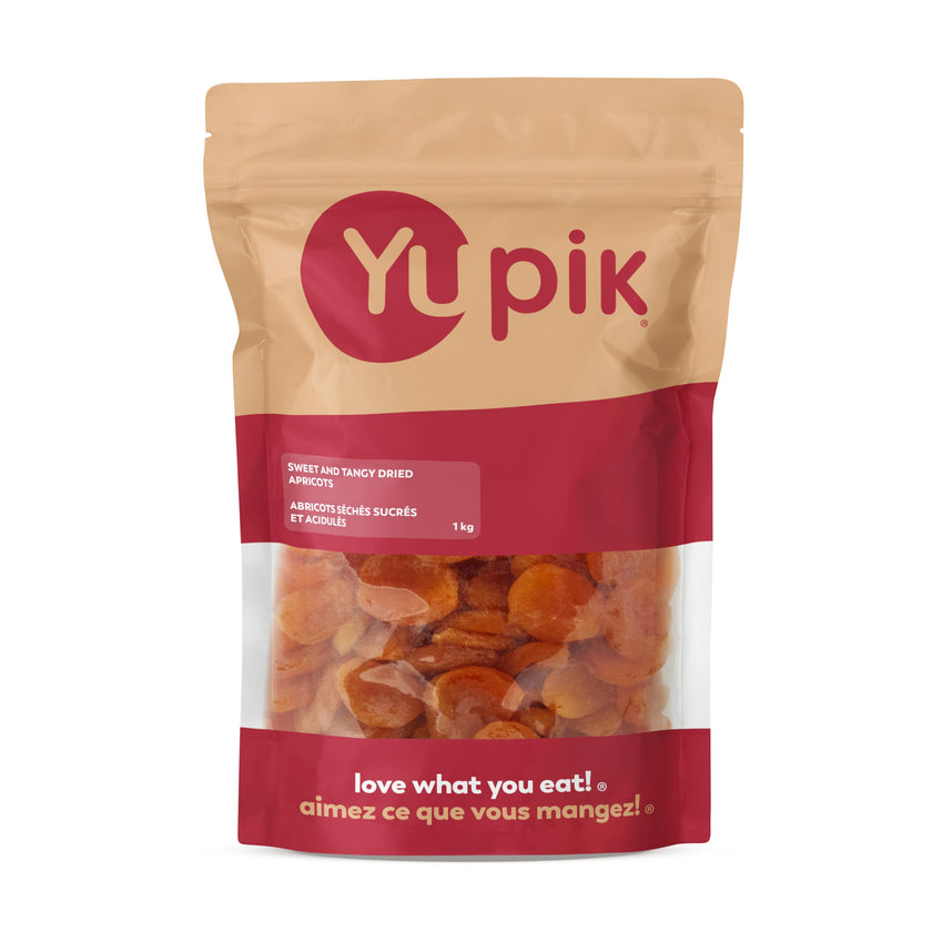 Yupik Sweet & Tangy Dried Apricots 1 kg, Sun-Dried Whole Fruits, Naturally Sweet & Plump, No Added Sugar or Oil, Source of Fiber & Iron, Tender & Chewy Snack for Baking, Cooking, or On-the-Go 🍁 All In One Marketplace Canada