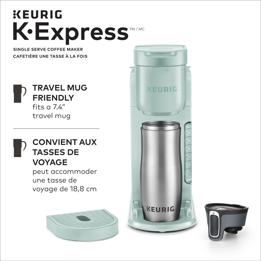 Keurig K-Express Single Serve K-Cup Pod Coffee Maker, Mint, With A Removable Reservoir And Strong Button Function 🍁 All In One Marketplace Canada