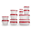 Rubbermaid TakeAlongs Food Storage Containers, 52 Piece Plastic Container Set, Dishwasher and Microwave Safe Meal Prep, Snack, and Lunch Container, BPA Free, Ruby Red 🍁 All In One Marketplace Canada