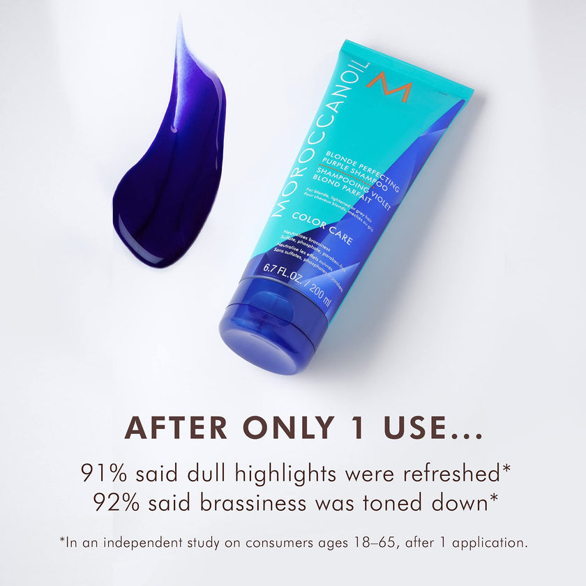Moroccanoil Blonde Perfecting Purple Shampoo 6.7 fl. oz. 🍁 All In One Marketplace Canada