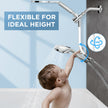 MakeFit Rain Shower Heads System, 3-Spray Dual Shower Head with Solid Brass Adjustable Bar, Rainfall Showerhead with 10 Settings High Pressure Handheld Spray, Buit-in Power Wash Mode (Chrome) 🍁 All In One Marketplace Canada