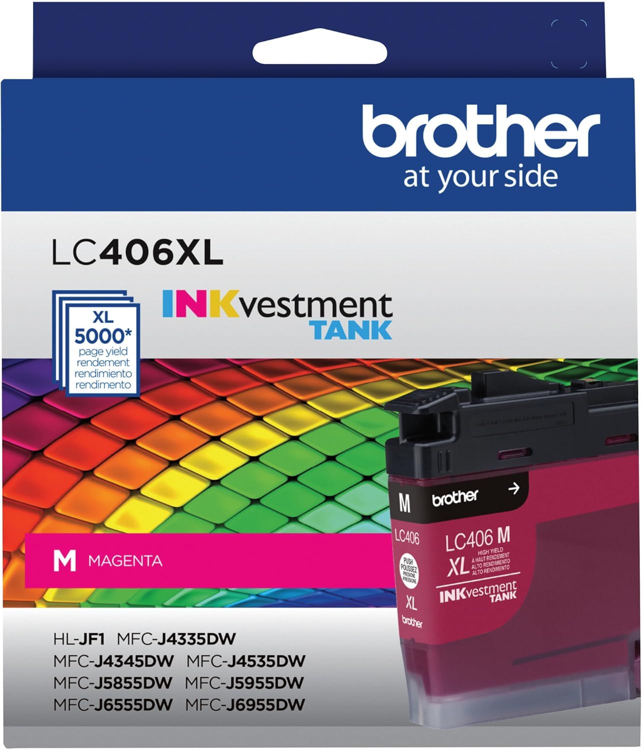 LC406XLMS Brother INKvestment Magenta Ink Cartridge