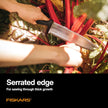 Fiskars Hori Hori Garden Knife, Precision-Ground Serrated Blade, Forked Tip Weeding & Planting Tool,Stainless Steel Adjustable 🍁 All In One Marketplace Canada