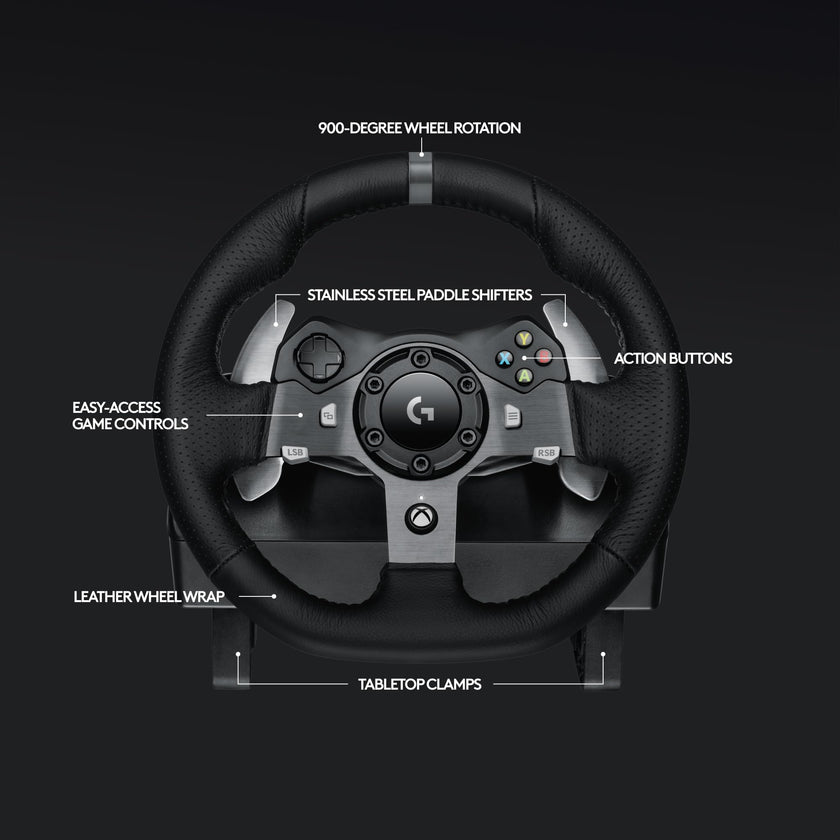 Logitech G920 Racing Wheel and Pedals for Xbox X|S/Xbox One/PC 🍁 All In One Marketplace Canada