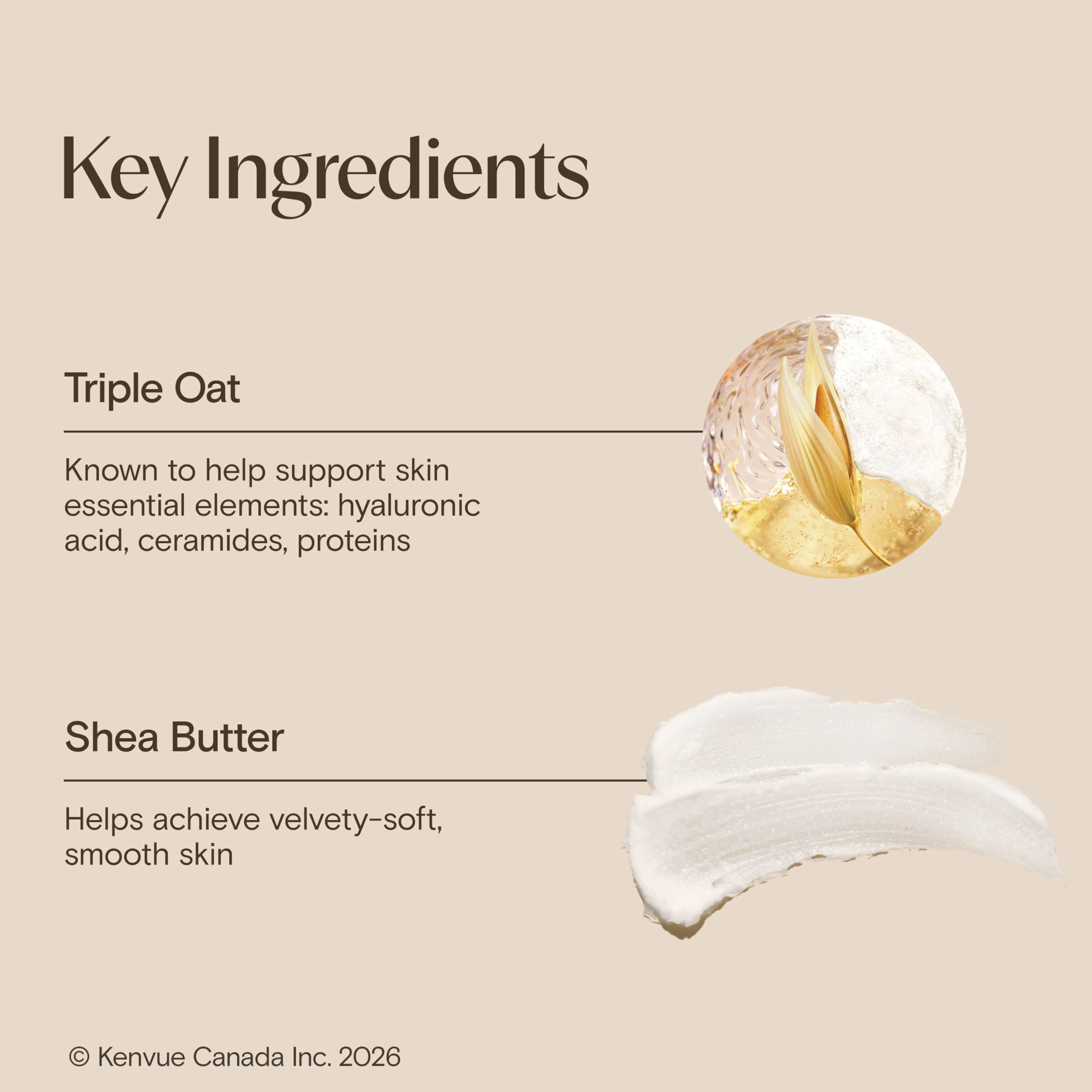Aveeno Skin Relief Moisturizing Body Lotion Heals Very Dry, Sensitive Skin, fast absorbing Lotion with Soothing Triple Oat & Shea Butter Formula, Fragrance Free Lotion, Non-Comedogenic, 975mL 🍁 All In One Marketplace Canada