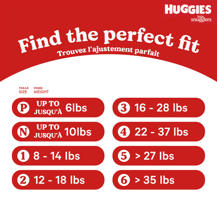 Diapers Size 3 - Huggies Little Snugglers Disposable Baby Diapers, 76ct, Giga Pack 🍁 All In One Marketplace Canada