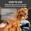 Maxpower Planet Pet Grooming Brush - Double Sided Shedding, Dematting (A1 Blue, Large) 🍁 All In One Marketplace Canada