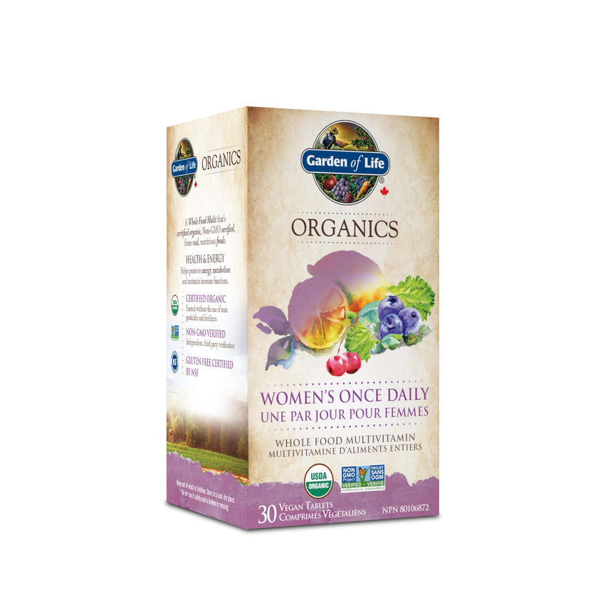 Garden of Life Mykind Organics Multivitamin-Women's, 30's. Health, Energy, Beauty - Helps promote energy, metabolism and maintain radiant healthy skin, hair and nails. A Whole Food Multi that’s certified organic, Non-GMO verified, from real, nutritious fo