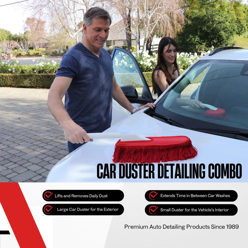 California Car Duster 62445 Detailing Kit with Plastic Handle , Red 🍁 All In One Marketplace Canada