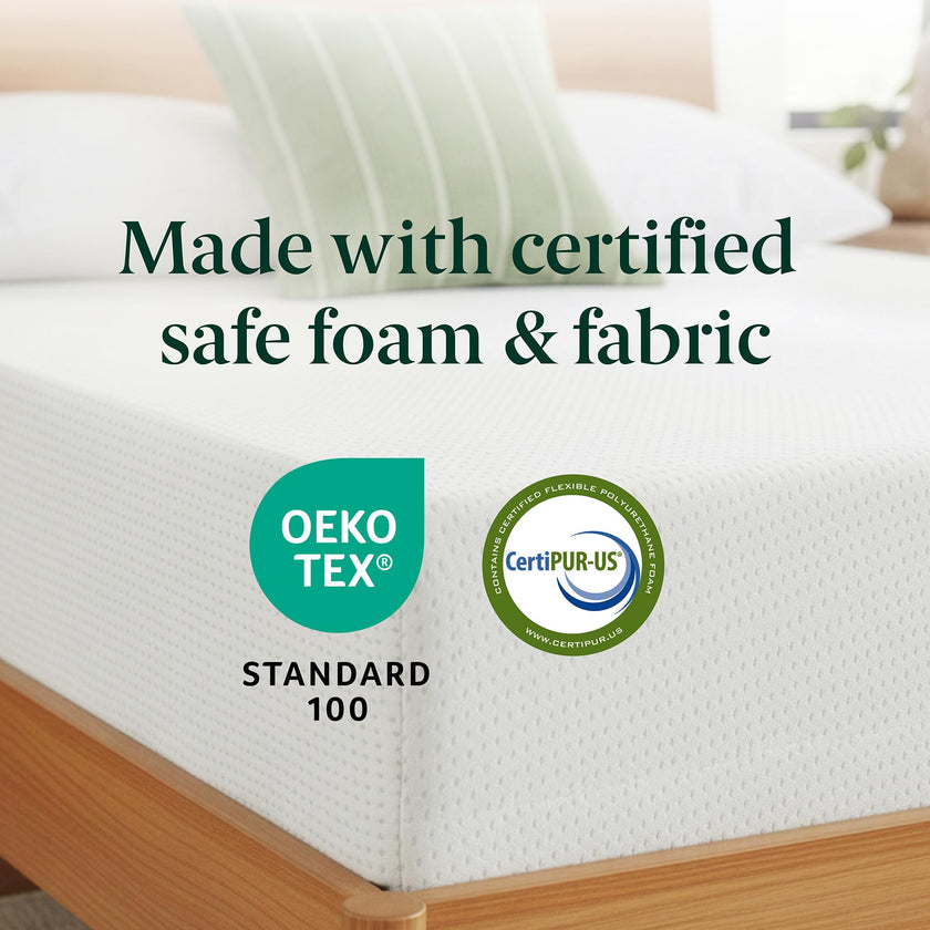 Zinus Twin Mattress - 6 Inch Green Tea Infused Memory Foam Mattress, Mattress in a Box, CertiPUR-US Certified Foam with Pressure Relief, 10-Year Warranty, Twin Size 🍁 All In One Marketplace Canada