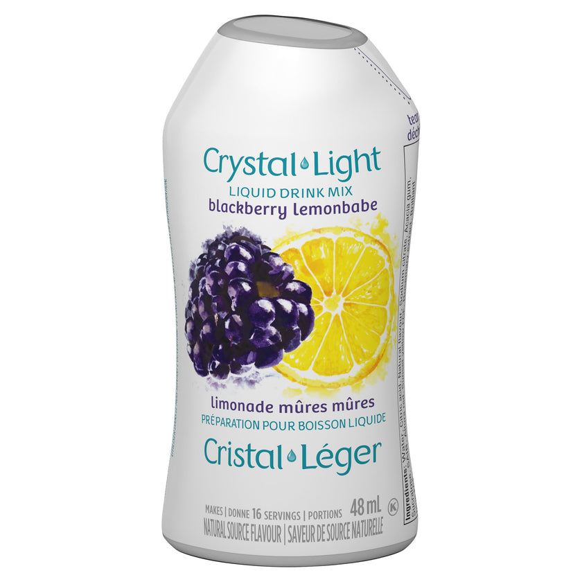 Crystal Light Blackberry Lemonbabe Liquid Drink Mix, 48 mL Bottle (Pack of 12) 🍁 All In One Marketplace Canada