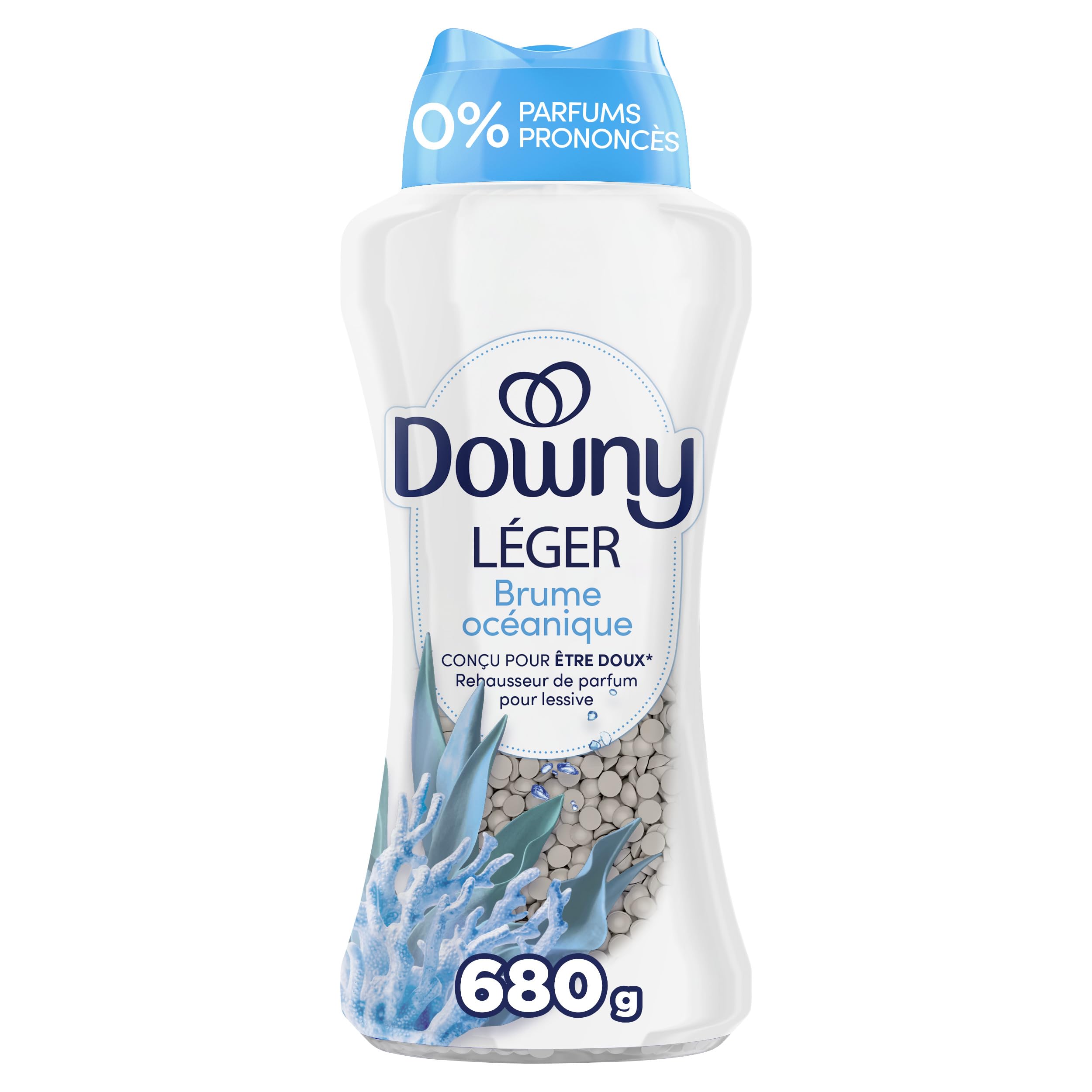 Downy Light Laundry Scent Booster Beads, Ocean Mist Scent, In-wash fabric beads designed to be gentle with a light boost of scent, No Heavy Perfumes, 680 Grams 🍁 All In One Marketplace Canada
