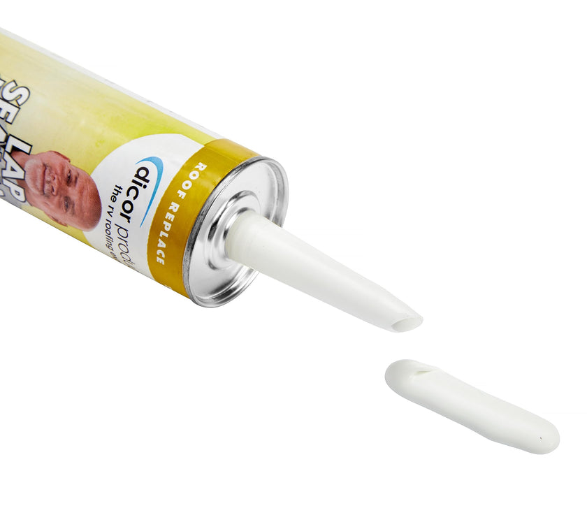 Dicor 551LSW1 White Non-Sag Roof Lap Sealant - 10.3 oz. Tube 🍁 All In One Marketplace Canada