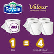 Royale Velour Toilet Paper, 12 Equal 48 Rolls, 284 Bathroom Tissues per roll 🍁 All In One Marketplace Canada
