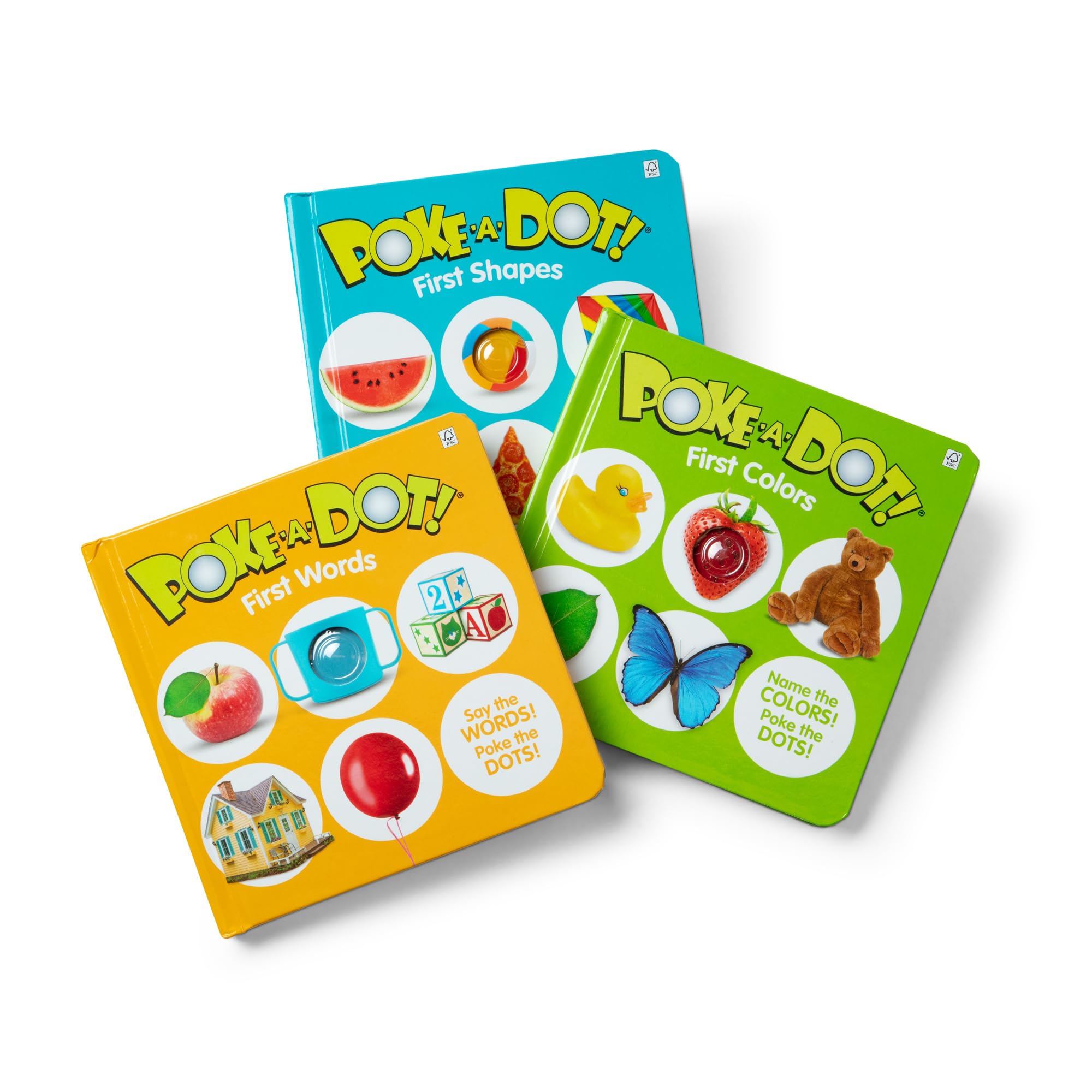 Melissa & Doug Poke-a-Dot First Words Shapes & Colors 3-Pack 🍁 All In One Marketplace Canada