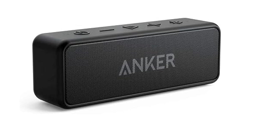 Anker Soundcore 2 Portable Bluetooth Speaker with 12W Stereo Sound, Bluetooth 5, Bassup, IPX7 Waterproof, 24-Hour Playtime, Wireless Stereo Pairing, Speaker for Home, Outdoors, Travel 🍁 All In One Marketplace Canada