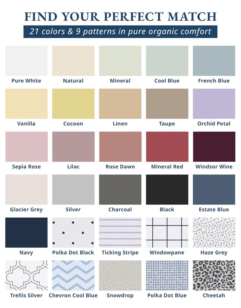 Lane Linen 100% Organic Cotton Queen Sheet Set, 4-Piece Percale Bed Sheets for Queen Bed - Soft, Breathable, Hypoallergenic, Deep Pocket Fits Mattress Up to 15