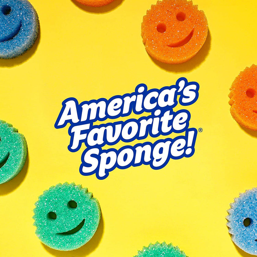 Scrub Daddy Dual Sided Sponge and Scrubber - Scrub Mommy - Scratch Free Sponge for Dishes and Home, Soft in Warm Water, Firm in Cold, Odor Resistant 4 Count 🍁 All In One Marketplace Canada